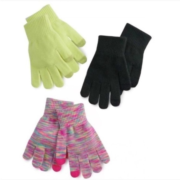 SO Woman’s Juniors Space dye glove set multi color Touch screen - Picture 6 of 12